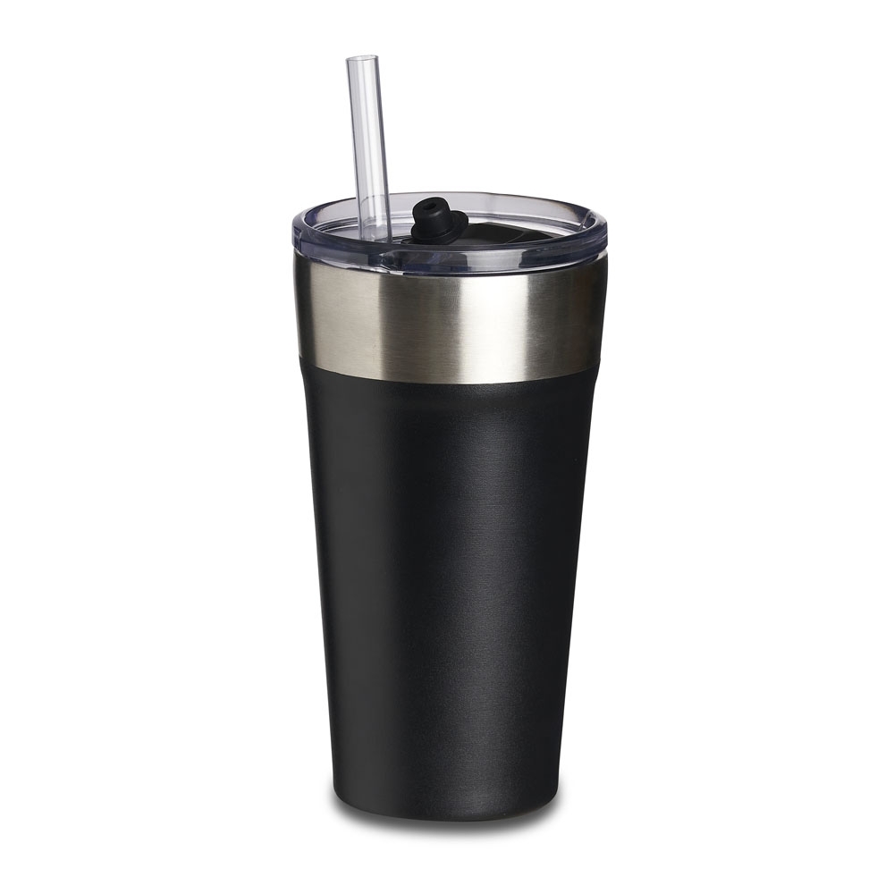 COPO TÉRMICO C/ CANUDO 500ML